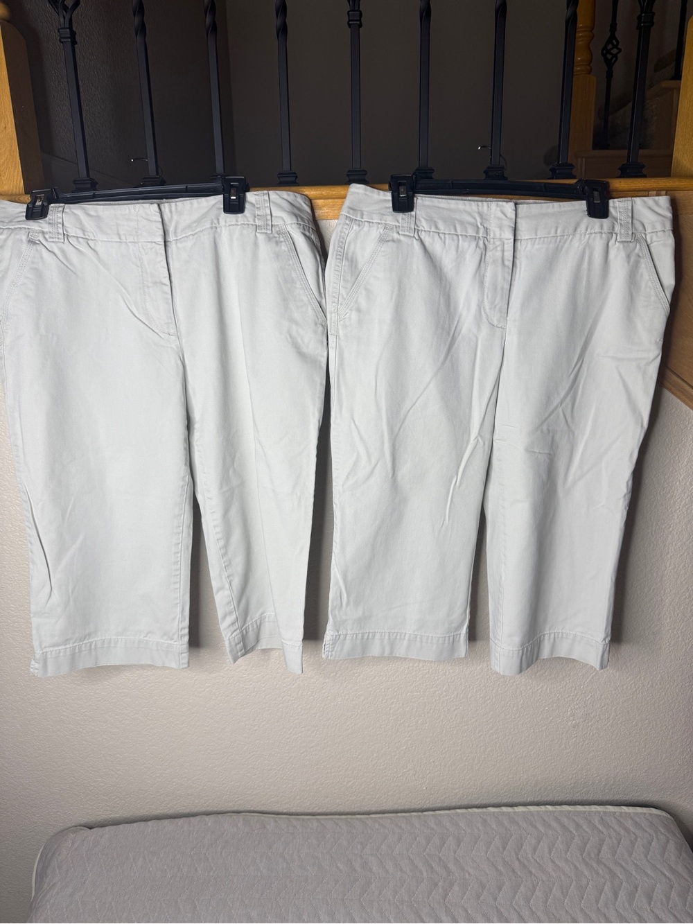 J. Crew Favorite Fit Cropped Pants Capris Size 12 Bundle (2 Pairs)